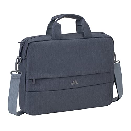 Image of RIVACASE Prater Anti theft Laptop bag 15.6 Inches Waterproof Compact Shoulder Bag for Notebooks Ultra Light Computer Bag for Women /Men /Travel /Business, Compatible with Laptop Macbook Pro 15.6 inch