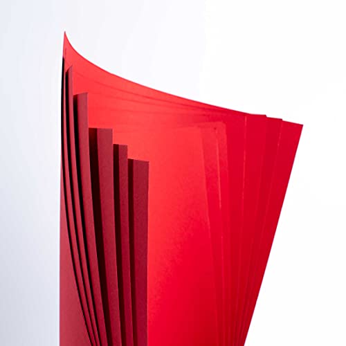House of Card & Paper A2 160 GSM Coloured Card - Red (Pack of 25 Sheets), A2 Size 420 x594mm - Image 3