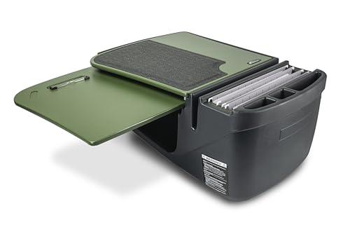 AutoExec AE-GMCD-AG GripMaster Car Desk for Your Vehicle Workstation and Mobile Office, Army Green