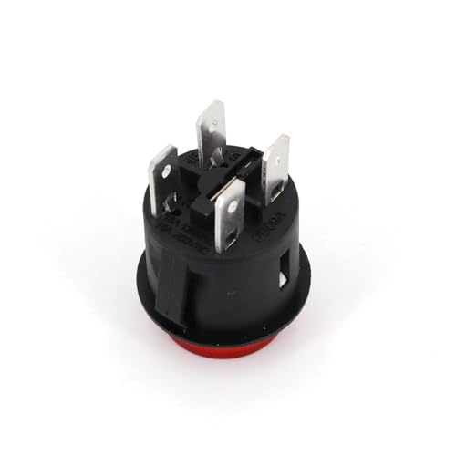 Interrupteur bouton-poussoir PB09A premium à mécanisme autobloquant DPST 220V - 6