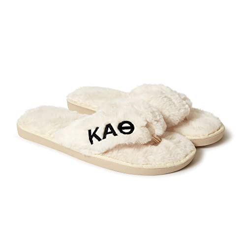 Sorority Shop Kappa Alpha Theta Fuzzy Slippers Women