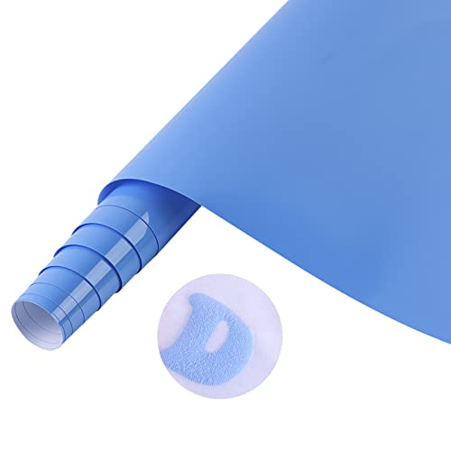 Tintnut Puff Vinyl Heat Transfer - 10inches x 6ft 3D Cornflower Blue Puff HTV Roll Heat Transfer Vinyl Foaming Colorful Puffy Iron on Vinyl for T-Shirts DIY