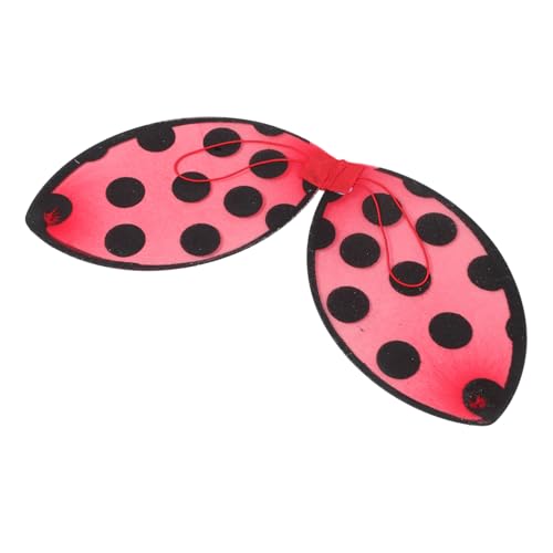 Accesorios De Ala Plegables Ala De Mariquita Para Decoración Disfraz De Mariquita Para Pequeños Suministros Para Fiestas De Disfraces Malla Rojo Color Aleatorio
