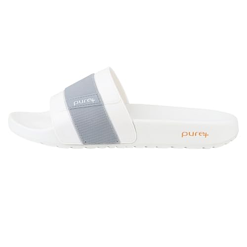 Image of WELCOME mens Welcome Pure-51 Men's Sliders /Slippers Lightweight Super Flexible Stylish Dailywear Sliders /Slippers for Men Slipper