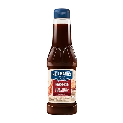 Hellmann´s Molho Barbecue Shoyu E Cebola Caramelizada Frasco 400G