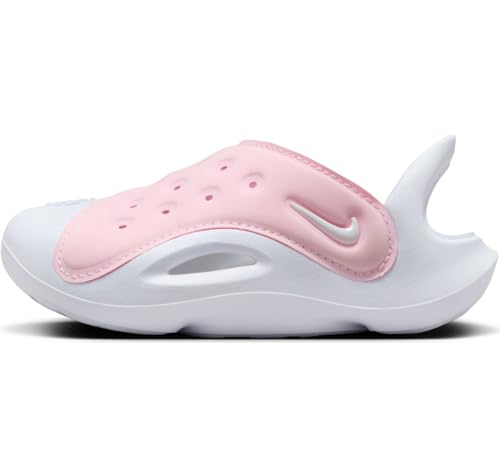 Nike Aqua Swoosh Baby/Toddler Sandals (FN0875-600, Pink Foam/White) Size 6