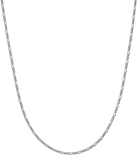 Savlano 925 Sterling Silver 1.5mm Italian Solid Figaro Link Chain Necklace Comes With a Gift Box for Men & Women - Made in Italy
