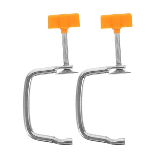 SHOWERORO Clip de Fijación para Máquina de Pasta Manual 2 Piezas de Aleación de Hierro Resistente Accesorio para Máquinas Hacer Pasta Pinza Repuesto para Fijar Fideos en Cocina Doméstica