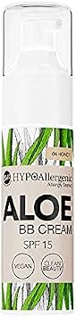 Bell Cosmetics BHC073 Hypo Bb Cream Hipoalergenica Aloe SPF15 04 for Adults, Designed for Hydration, Nourishment and Skin Care, spf15