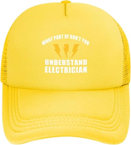 What Part of Don't You Understand Electrician Hat Funny Mesh