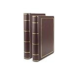 Hylson Minute Books from Blumberg (Binder & 125 Sheets Paper, Letter Size 2pack, Red Imitation Leather)
