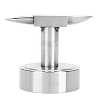 Amboss für Schmuckherstellung, 11 x 9 x 9 cm, Doppelhorn-Amboss mit breiter Basis, Formwerkzeug für die Schmuckverarbeitung