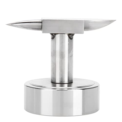 Amboss für Schmuckherstellung, 11 x 9 x 9 cm, Doppelhorn-Amboss mit breiter Basis, Formwerkzeug für die Schmuckverarbeitung