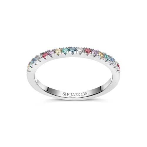 Bague Ellera Sif Jakobs argent 925 et zircone au design prestigieux