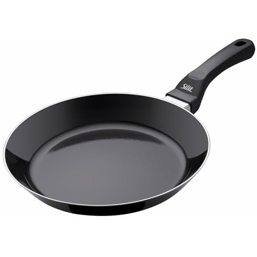 Silit Professional Silargan Pfanne 28 cm, Bratpfanne Induktion, Silargan Funktionskeramik, für alle Herdarten geeignet, schwarz, Made in Germany