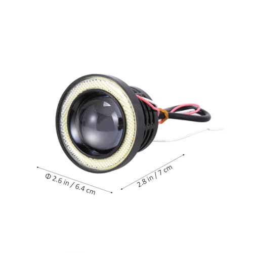 Luces antiniebla coche ojos de ángel en aluminio resistente y duradero 2
