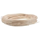 Installation simple : conçues pour une utilisation facile, ces baguettes de réparation en rotin tressé permettent une réparation rapide des chaises en osier abîmées, prolongeant ainsi la durée de vie de vos meubles avec un minimum d’effort et sans outils spécifiques. lame ronde naturelle, lame pour cannage de chaise