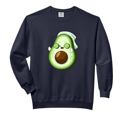 Avocado Spa Cucumber Eye Mask Relax Comfort Colors Adult Sweatshirt