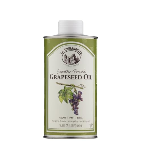 La Tourangelle Expeller-Pressed Grapeseed Oil for Cooking, 1...