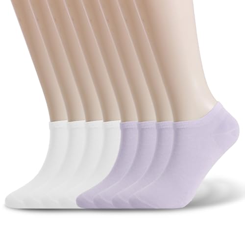 Image of Wildarms Women's Ankle Socks - No Show Invisible Ultra-Thin Breathable Cotton Casual Socks for Sneakers & Everyday Wear