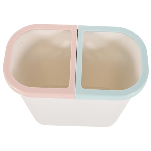 Caneca de basura plástica rectangular para cocina y baño miniatura 1