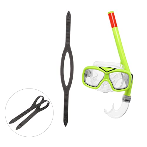 HONMEET 2 Pçs Óculos De Alça De Óculos Faixa De Cabeça Óculos De Corrida Pulseira De Relógio De Sili