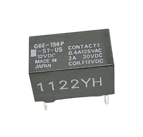 Relé de 5 pines G6E-134P-ST-US de precisión sellada 12V