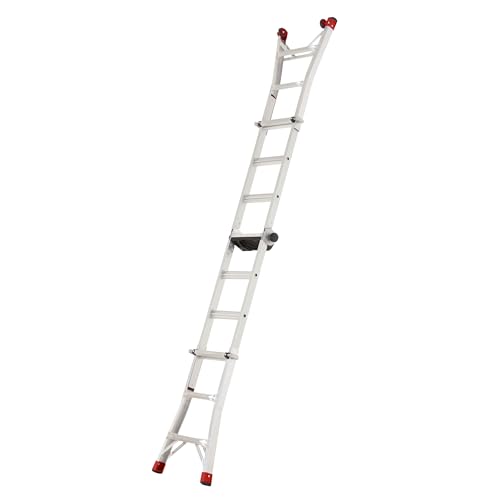Lift Ladders Multi-Position Aluminum Ladder, 375 lb, Silver, 15 Ft Reach - image 4