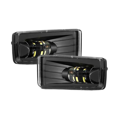 Antibrouillard LED noir pour Chevrolet Silverado et GMC Sierra