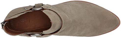 Frye Women's Ray Harness Back Zip Ankle Boot, Light Grey, 5.5 Medium US | Image 4