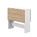 Symbiosis 2050a2134 x 00 contemporáneo-Mesa plegable de madera con 2 puertas abatibles,...