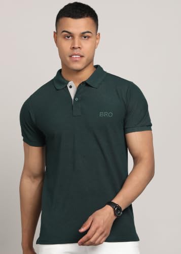 Image of INKKR Men's Soild Collar Neck Half Sleeve Polo T-Shirt Combo