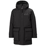 Helly Hansen Chaqueta Oliver Parka Jr, 990 Black, 40 Unisex niños