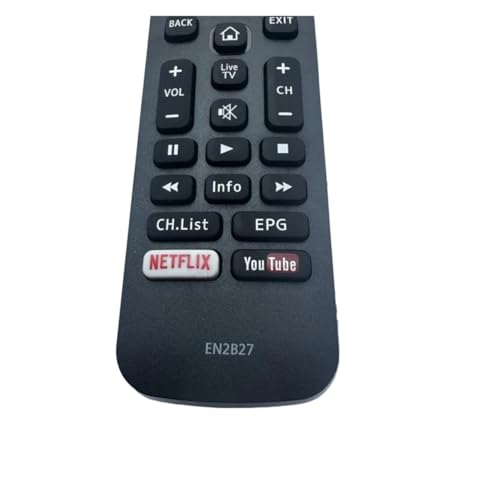 Télécommande EN2B27 en ABS pour téléviseur intelligent LCD HD - 5