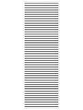 APPLIANCE ART Deluxe School Locker Magnetic Wallpaper | Decorative | Magnetic Vinyl for Instant Update | Trimmable | Easy Install, Remove & Reuse | Black Stripe Single Panel