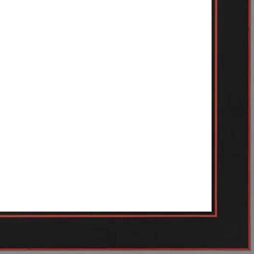 Picture Frame Moulding (Wood) 100ft Bundle - Contemporary Black Finish - 0.625