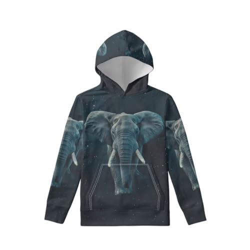 Kids Pullover Hoodies Boys Girls Long Sleeve Winter Casual Hooded Sweatshirt With Pocket