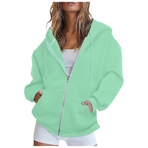 Manteau sweat à capuche zippé pour vos sorties de week-end décontractées