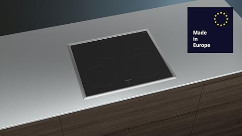 Siemens EQ522IA01, Einbauherd-Set, Bestehend aus HE517GBS4 Herd, 60 x 60 cm, 3D Heißluft, Selbstreinigung, Clip Auszug & EI645CFB6E Induktionskochfeld, Bräterzone, powerBoost, Edelstahl Rahmen