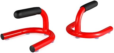 Profit Push Up Bars-Portable Exercise Handstand Pushup Stands Parallettes Handle–Fit Men and Women Workout with Comfortable Foam/Rubber Grip–Safe,Sturdy(Support 450lbs)