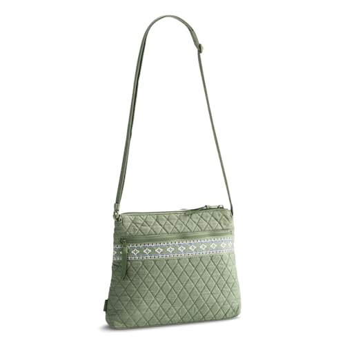 Image of Vera Bradley Women's Premium Cotton Original Zip Hipster Crossbody Bag