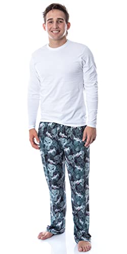 Marvel Mens' The Punisher Skull Icon Tossed Print Sleep Pajama Pants2