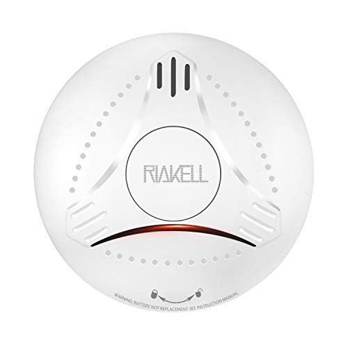 Preisvergleich Produktbild RIAKELL Rauchmelder 10 Jahre Batterie, Rauchwarnmelder Feuermelder mit Photoelektrischem Sensor, TÜV Geprüft und EN14604 Zertifiziert