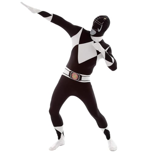 Morphsuit Official Power Rangers Black Halloween Masquerade Costume