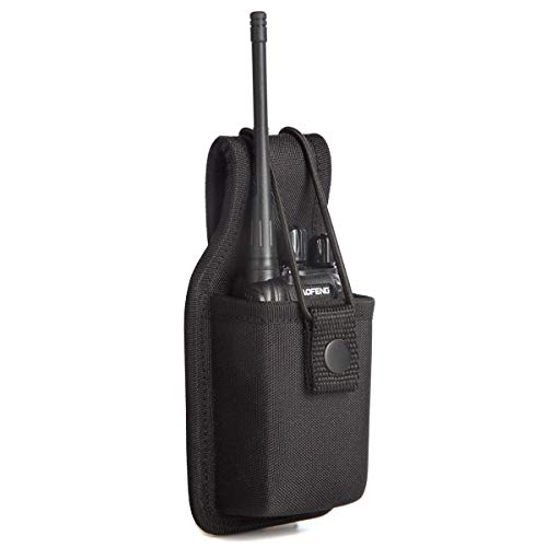 Luiton Universal Radio Case Two Way Radio Holder Universal Pouch For Walkie Talkies Nylon Holster For Motorola Kenwood Icom Hyt Arcshell Baofeng Uv5R Uv82 888S F8Hp Retevis H777 (1 Pack) #TOP1
