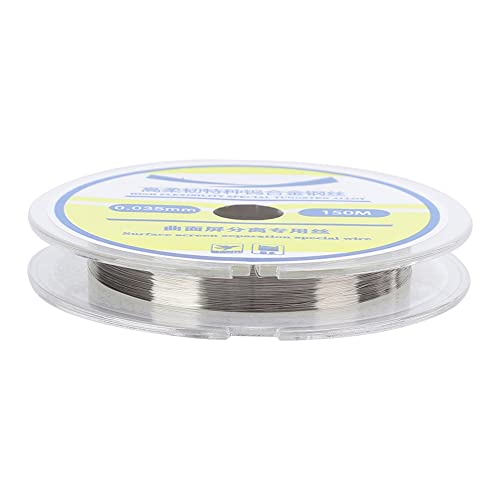 Hilo separador para pantalla de teléfono móvil de aleación de acero tungsteno ultra fino y duradero de 0.035mm de diámetro y 150m de longitud miniatura 5