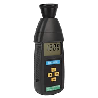 Amazon.co.jp: DT2239B Digital Tachometer, Contactless RPM Speedometer ...