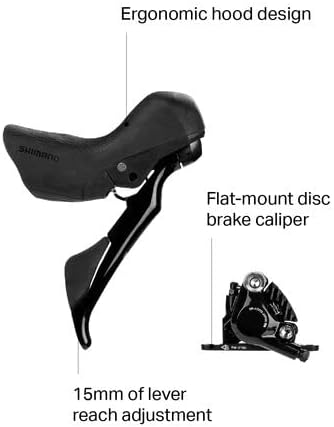 SHIMANO 105 ST-R7020 油圧STIシフター&ディスクブレーキキャリパー