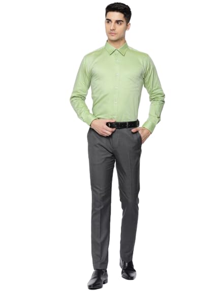 smockers Men Slim Fit Solid Cut Away Collar Formal Shirt | Formal Shirt | Office Wear Shirt