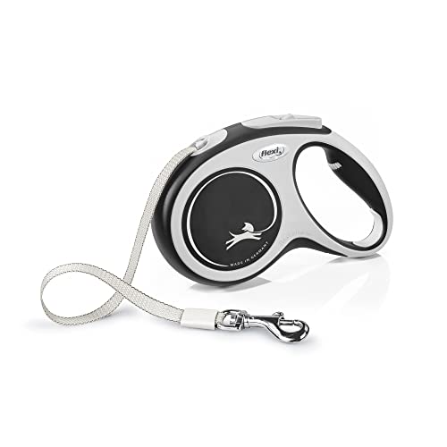 Flexi - Roll Cord New Comfort Band - 5 Metri a 25 kg - Nero - 1 Pezzo